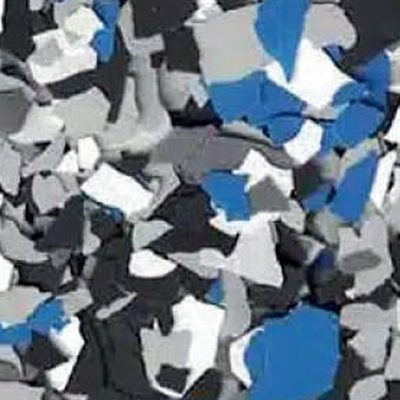 Blue Jay flake floor coating color