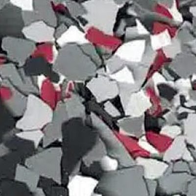 Cardinal flake floor coating color