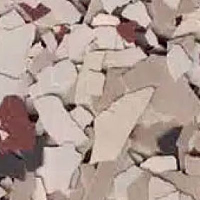 Cinnamon flake floor coating color