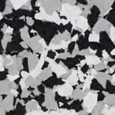 Domino flake floor coating color