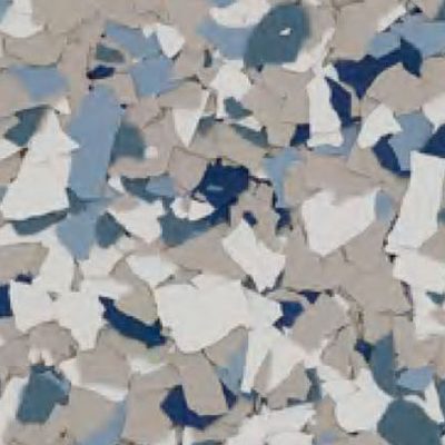 Fortress flake floor coating color