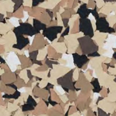 Sandstone flake floor coating color